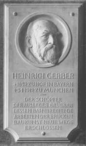 Foto der Gedenktafel für Heinrich Gerber